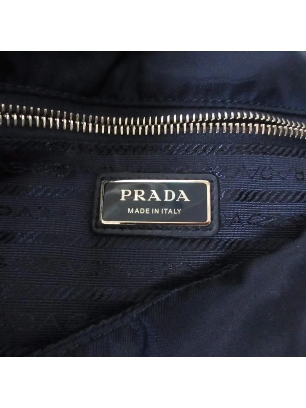Prada Mariner Small Re-Nylon Bucket Bag Triangular Plate Paneled Design Rope